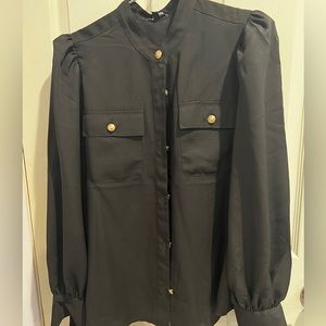 Express button up blouse